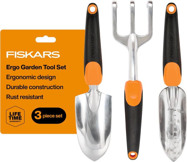 Fiskars 3-Piece Garden Hand Tools Set