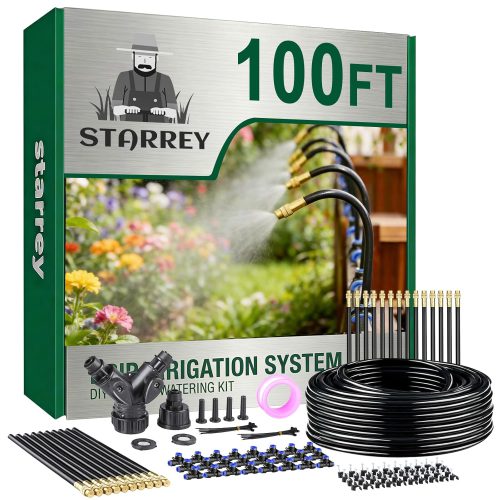 STARREY 100-Foot Drip Irrigation Kit