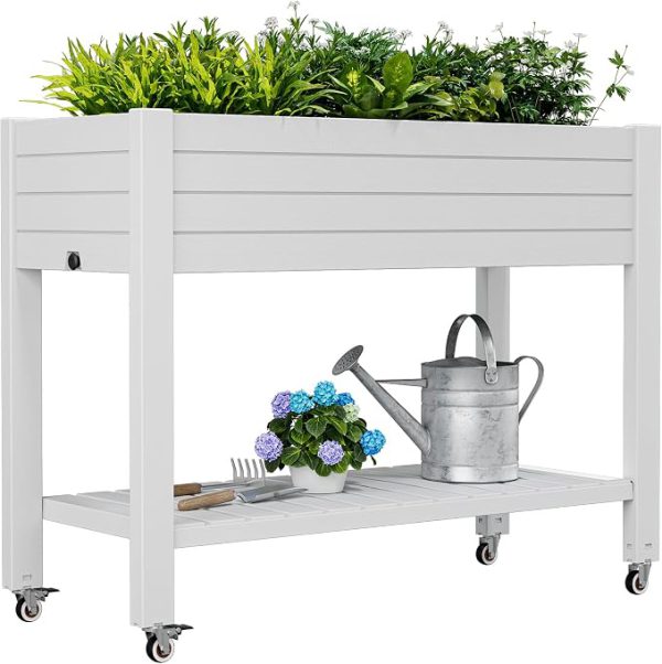 WTFGO Elevate Raised Garden Bed with Wheels
