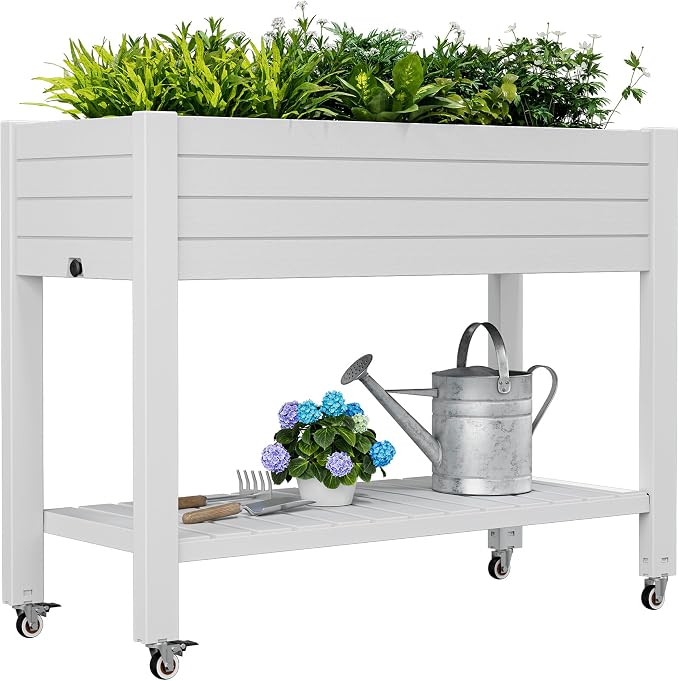 WTFGO Elevate Raised Garden Bed with Wheels