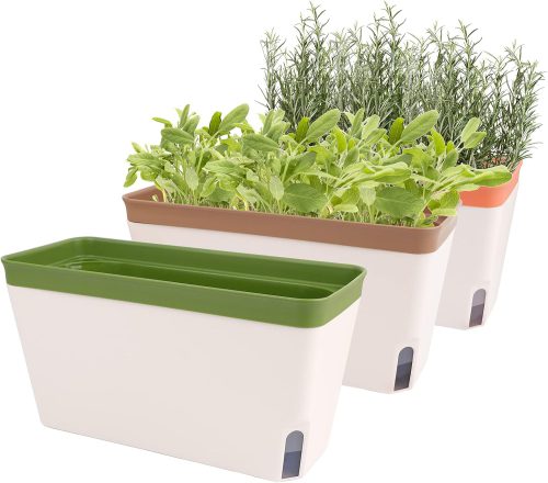 OurWarm Windowsill Herb Planters, 3-Pack OurWarm Windowsill Herb Planters, 3-Pack