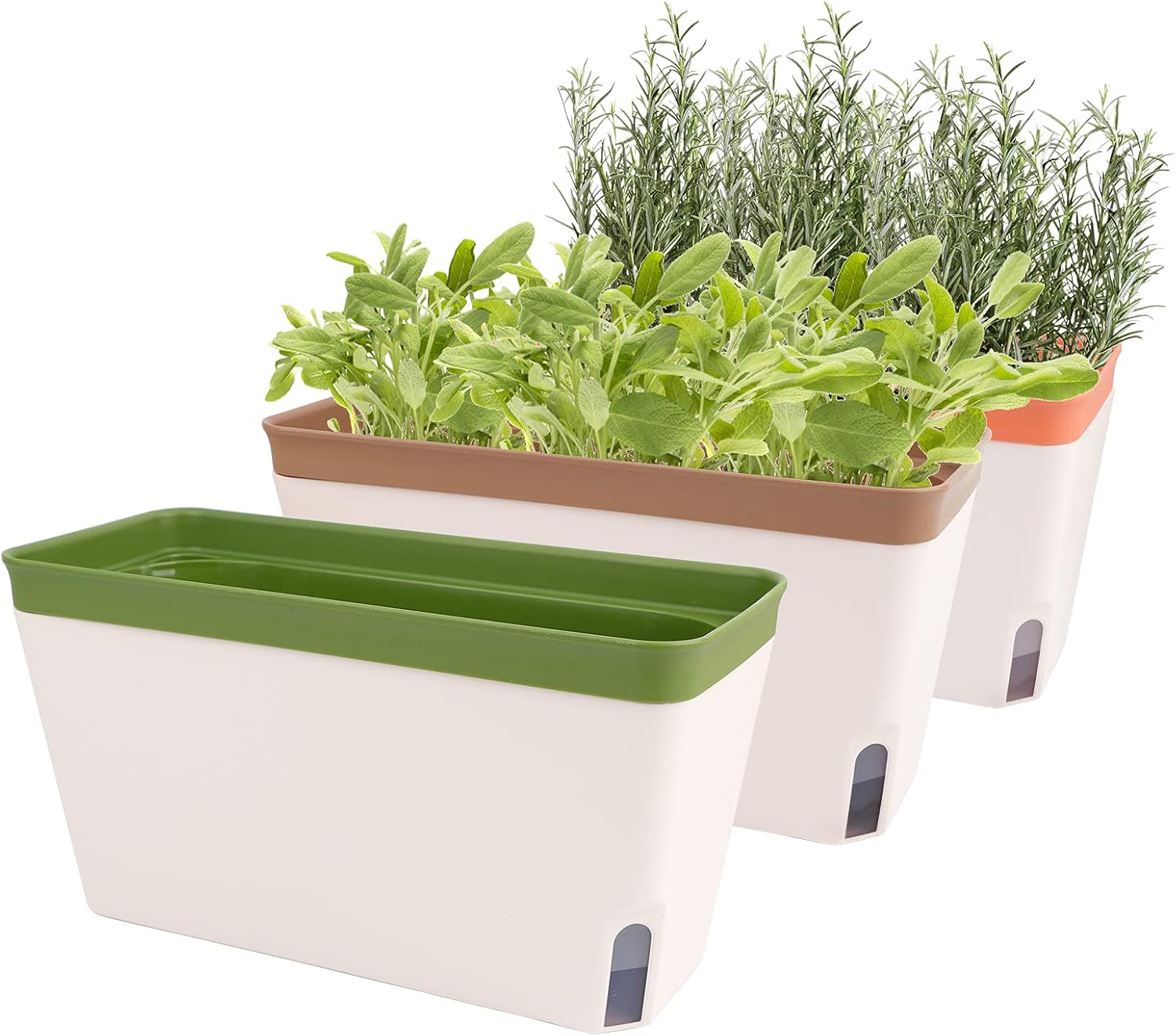 OurWarm Windowsill Herb Planters, 3-Pack