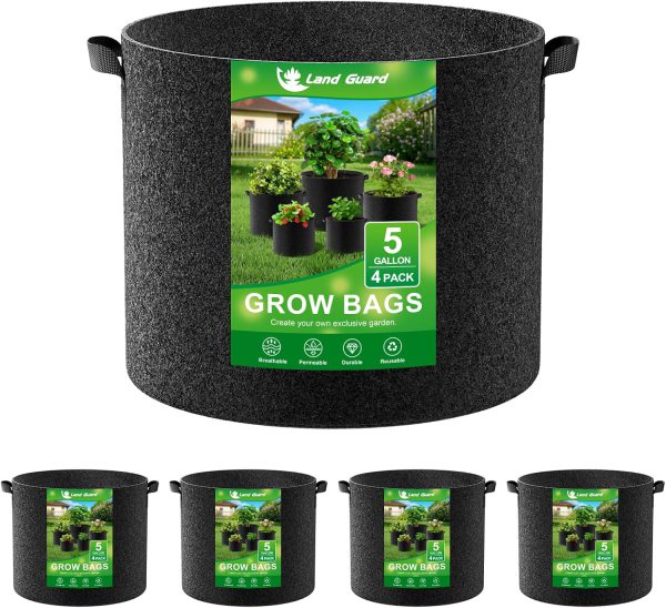 Land Guard 5-Gallon Fabric Grow Bags