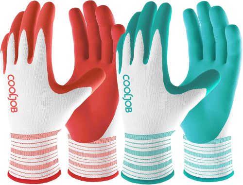 COOLJOB Women’s Gardening Gloves, 2 Pairs COOLJOB Women’s Gardening Gloves, 2 Pairs