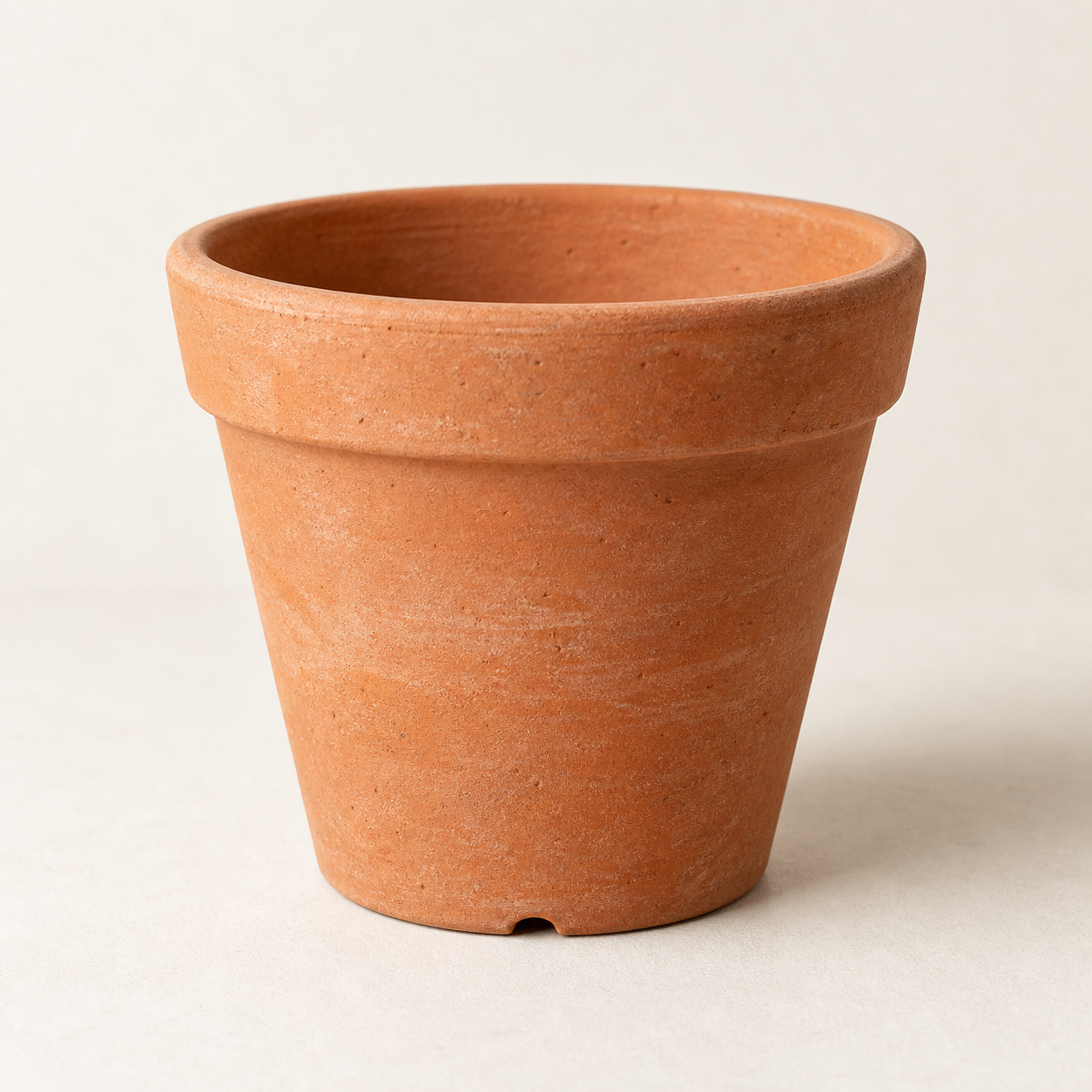 Terracotta planter for a home garden